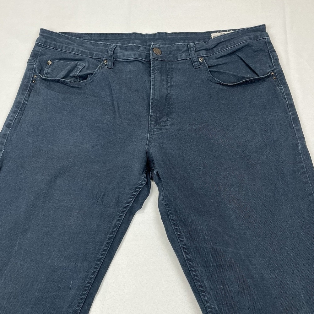 Buffalo David Bitton Sam-X‎ Men's Jeans Size 38 x 34 Blue Slim Straight Stretch